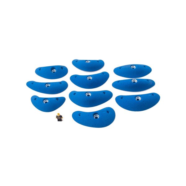 Chwyty wspinaczkowe Punch 01, 10 szt. w zestawie, ,