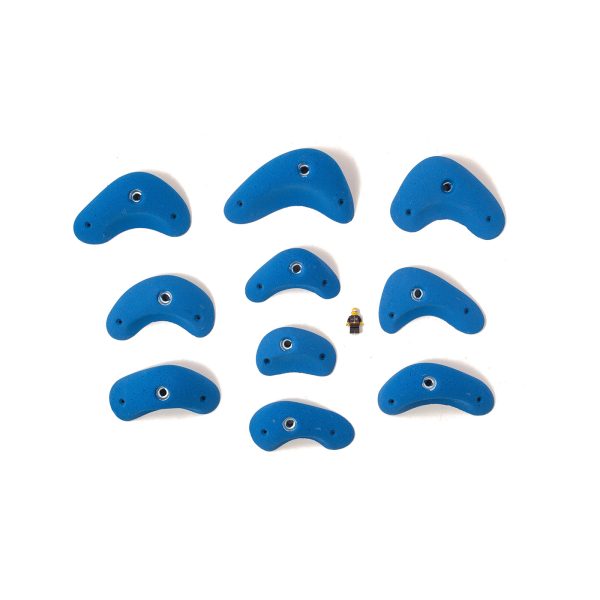 Chwyty wspinaczkowe Punch 02, 10 szt. w zestawie, ,