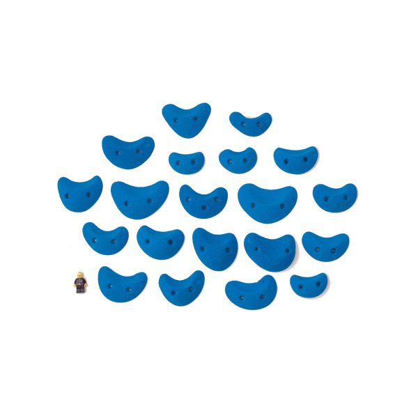 Chwyty wspinaczkowe Punch 10, 20 szt. w zestawie, ,