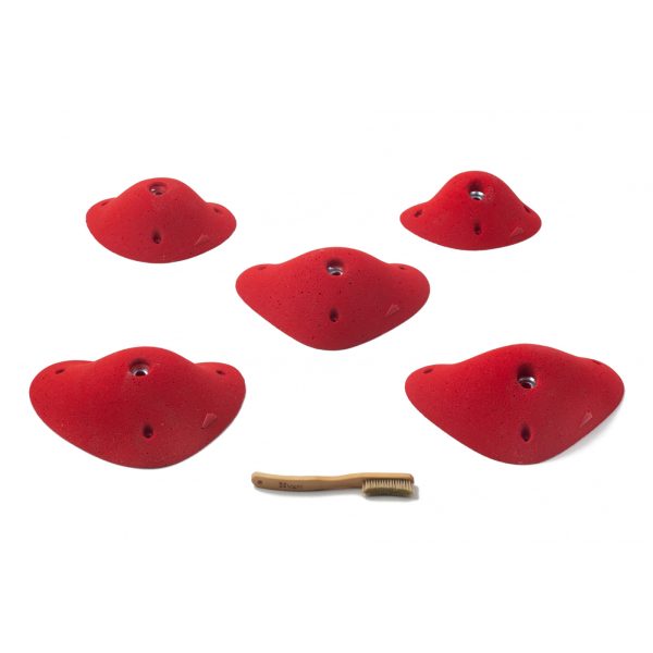 Chwyty wspinaczkowe Pure Rounded 09, 5 szt. w zestawie, ,