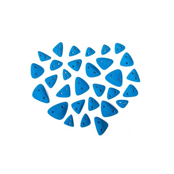 Chwyty wspinaczkowe Pure Triangular 10, 30 szt. w zestawie, ,