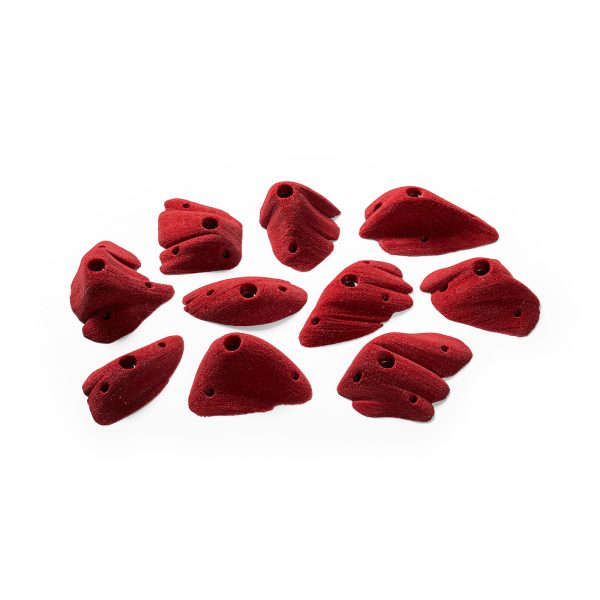 Chwyty wspinaczkowe Jet Stream (PU) Big Footholds, 10 szt. w zestawie, trudne,