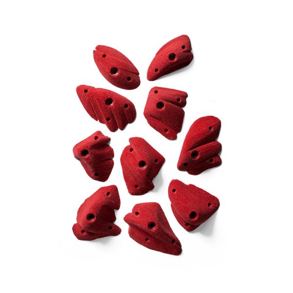 Chwyty wspinaczkowe Jet Stream (PU) Big Footholds, 10 szt. w zestawie, trudne,