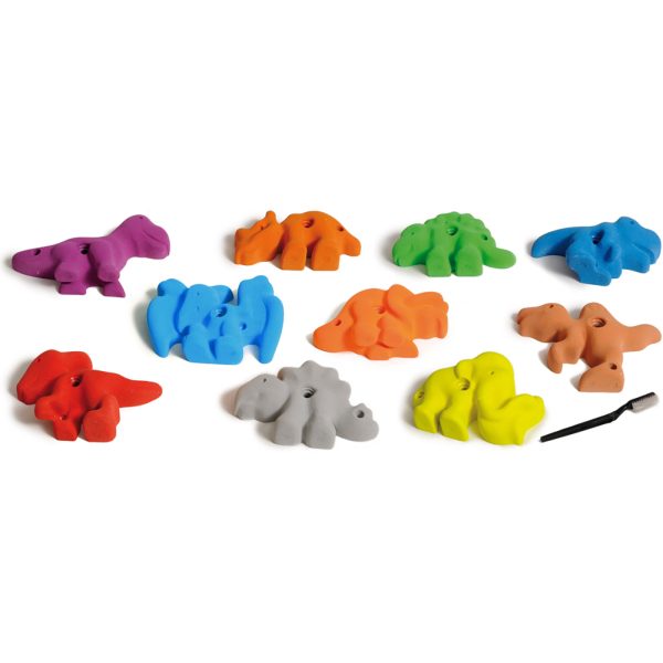 Chwyty wspinaczkowe Kids V-Park, 10 szt. w zestawie, , dla dzieci