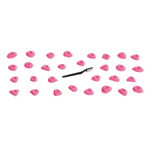 Chwyty wspinaczkowe Limestone Atoms, 30 szt. w zestawie, ,