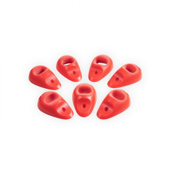 Chwyty wspinaczkowe Training Dojo 6, 10 szt. w zestawie, trudne, podwójna strefa