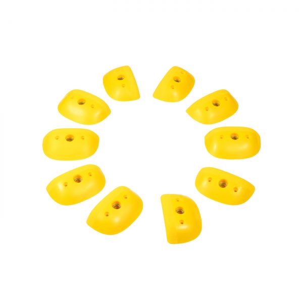 Chwyty wspinaczkowe Ästhetic Gabriella L, 10 szt. w zestawie, łatwe, podwójna strefa