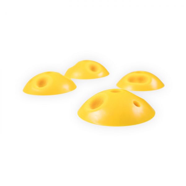 Chwyty wspinaczkowe Ästhetic Jarah 1, 6 szt. w zestawie, trudne, podwójna strefa