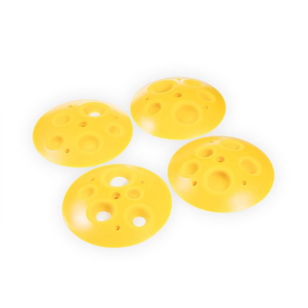 Chwyty wspinaczkowe Ästhetic Jarah 2, 4 szt. w zestawie, średnie, podwójna strefa