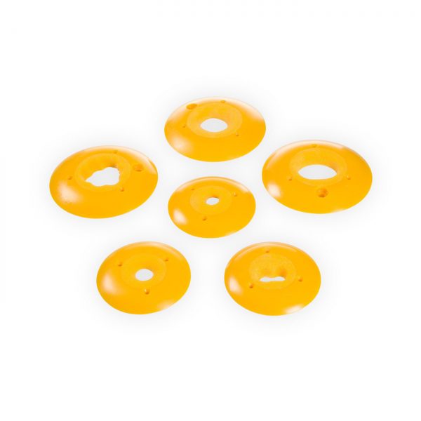 Chwyty wspinaczkowe Ästhetic Malaika 1, 6 szt. w zestawie, trudne, podwójna strefa