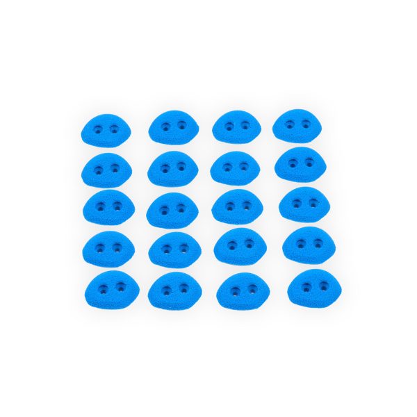 Chwyty wspinaczkowe Dojo Foot - PE, 20 szt. w zestawie, ,