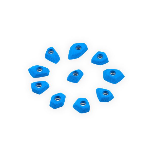 Chwyty wspinaczkowe Foot 3 (Lara) - PE, 10 szt. w zestawie, ,