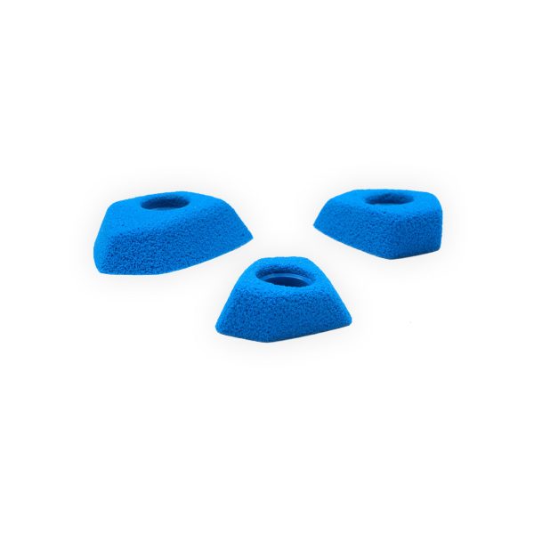 Chwyty wspinaczkowe Foot 3 (Lara) - PE, 10 szt. w zestawie, ,