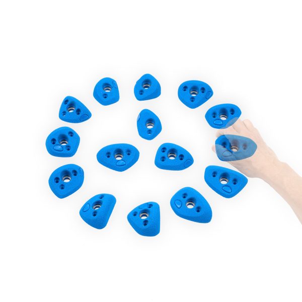 Chwyty wspinaczkowe Heidi 1 - PE, 15 szt. w zestawie, ,