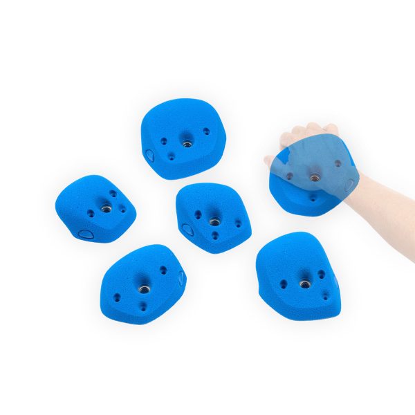 Chwyty wspinaczkowe Heidi XL - PE, 6 szt. w zestawie, ,