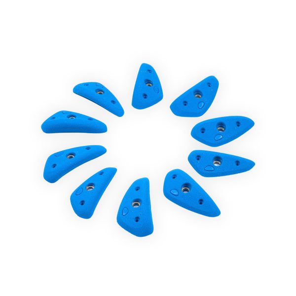 Chwyty wspinaczkowe Karlie 2 - PE, 10 szt. w zestawie, ,