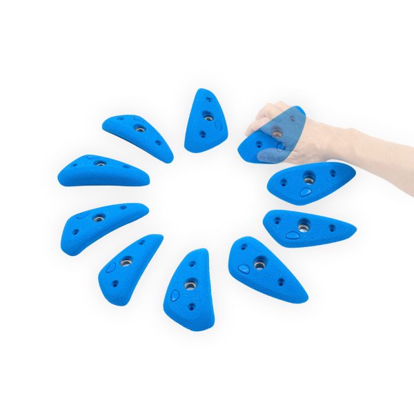 Chwyty wspinaczkowe Karlie 2 - PE, 10 szt. w zestawie, ,