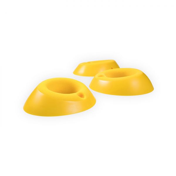 Chwyty wspinaczkowe Organomix Pinus, 6 szt. w zestawie, łatwe, podwójna strefa