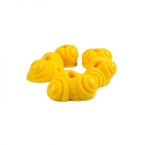 Chwyty wspinaczkowe Organomix Vendela, 5 szt. w zestawie, średnie, podwójna strefa