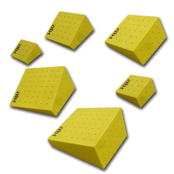 Struktury wspinaczkowe (drewniane), paczki, model Wooden BRIX BIG Pack (BriX 1,2 S+M+L)