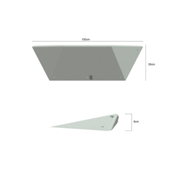 Struktury wspinaczkowe (drewniane), paczki, model Wood Ramps L2 - 75°
