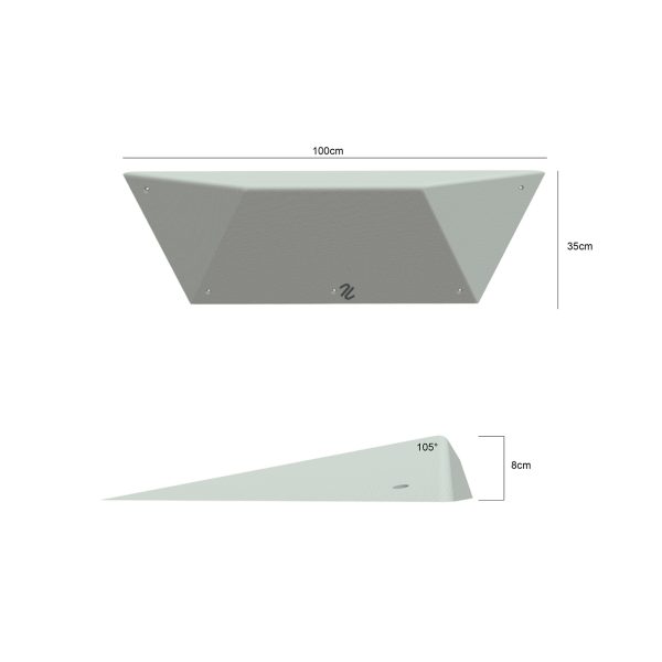 Struktury wspinaczkowe (drewniane), paczki, model Wood Ramps L4 - 105°