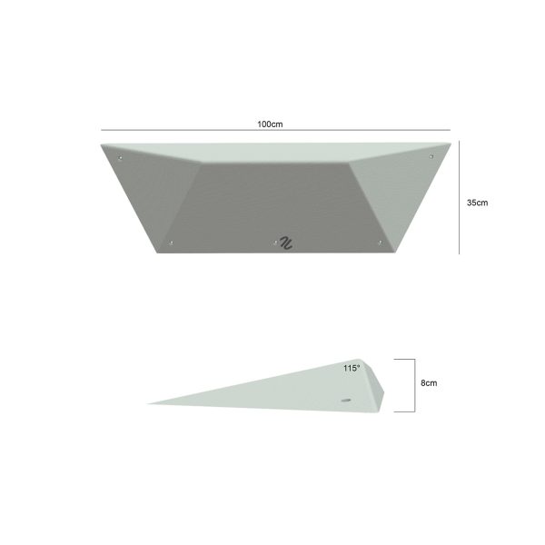 Struktury wspinaczkowe (drewniane), paczki, model Wood Ramps L5 - 115°