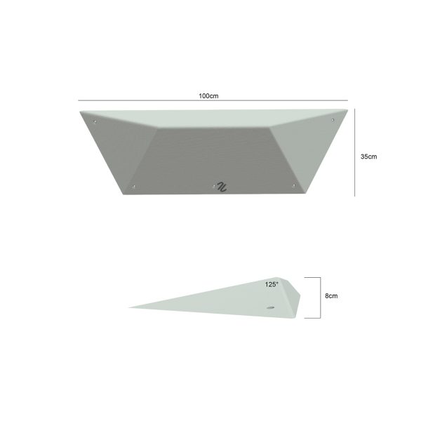 Struktury wspinaczkowe (drewniane), paczki, model Wood Ramps L6 - 125°