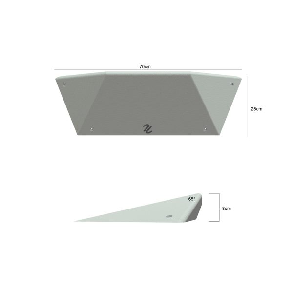 Struktury wspinaczkowe (drewniane), paczki, model Wood Ramps M1 - 65°