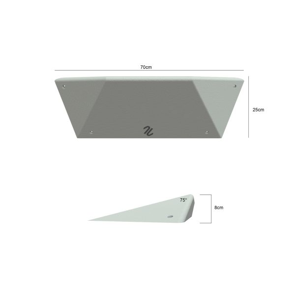 Struktury wspinaczkowe (drewniane), paczki, model Wood Ramps M2 - 75°