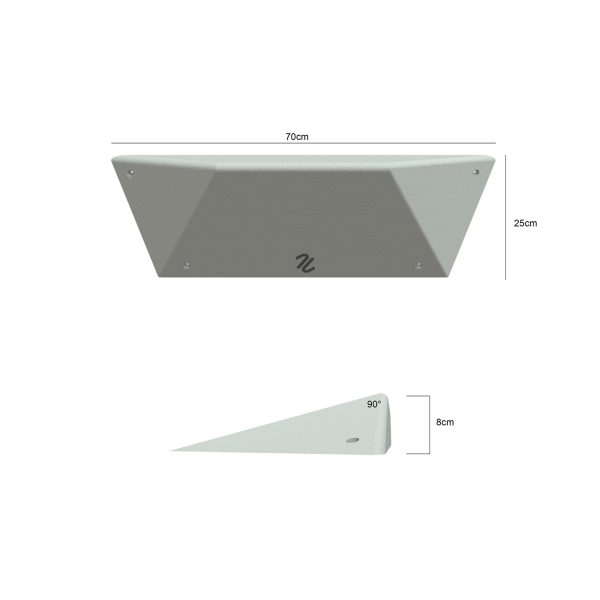 Struktury wspinaczkowe (drewniane), paczki, model Wood Ramps M3 - 90°