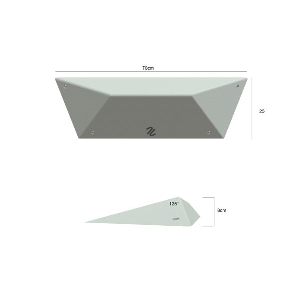 Struktury wspinaczkowe (drewniane), paczki, model Wood Ramps M6 - 125°