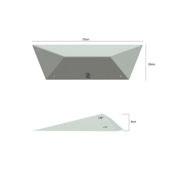 Struktury wspinaczkowe (drewniane), paczki, model Wood Ramps M7 - 135°