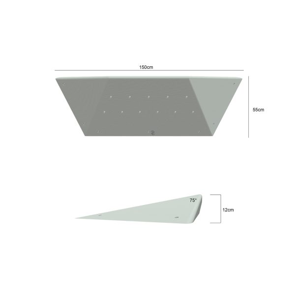 Struktury wspinaczkowe (drewniane), paczki, model Wood Ramps XL2 - 75°