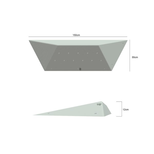 Struktury wspinaczkowe (drewniane), paczki, model Wood Ramps XL5 - 115°