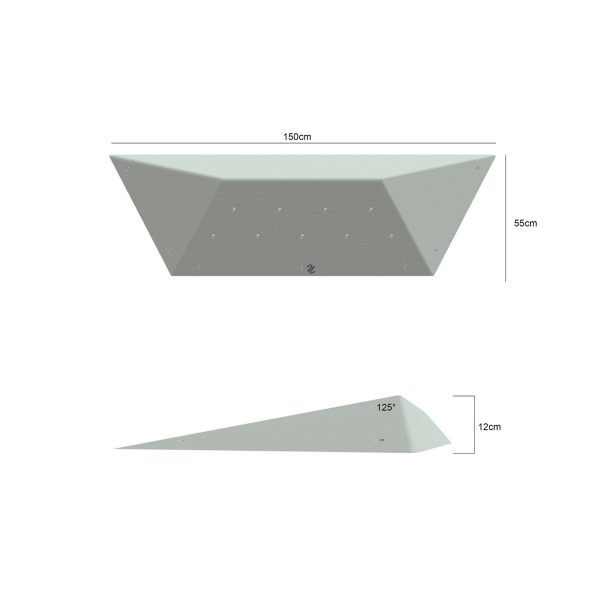 Struktury wspinaczkowe (drewniane), paczki, model Wood Ramps XL6 - 125°