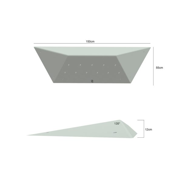 Struktury wspinaczkowe (drewniane), paczki, model Wood Ramps XL7 - 135°