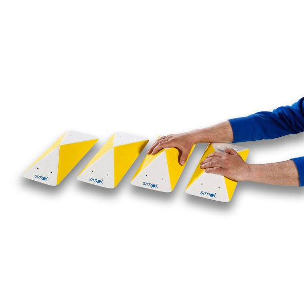 Struktury wspinaczkowe (drewniane), paczki, model Bows 11A