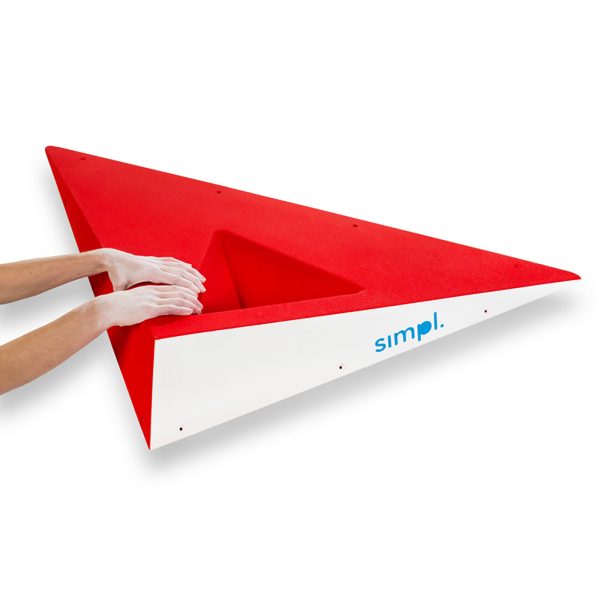 Struktury wspinaczkowe (drewniane), paczki, model Incut 5F