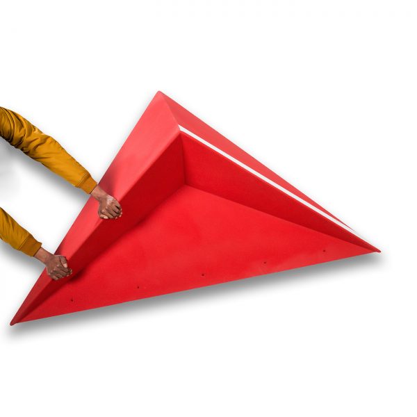 Struktury wspinaczkowe (drewniane), paczki, model Incut 5J