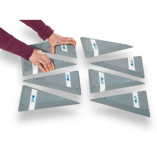 Struktury wspinaczkowe (drewniane), paczki, model Wannabes 6F