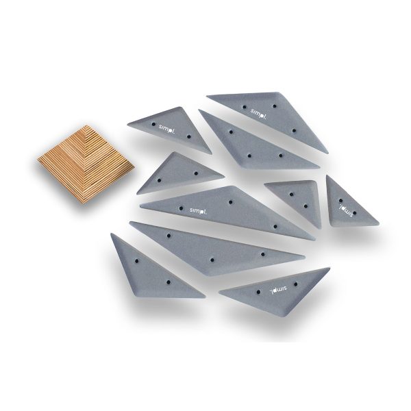 Struktury wspinaczkowe (drewniane), paczki, model Wannabes 6K Textured