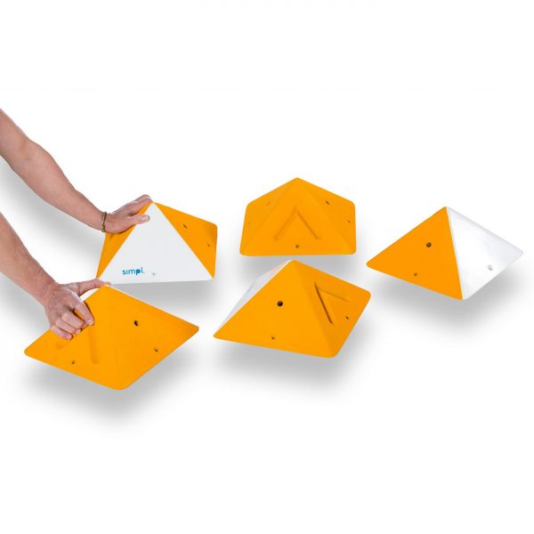 Struktury wspinaczkowe (drewniane), paczki, model Squares 7A