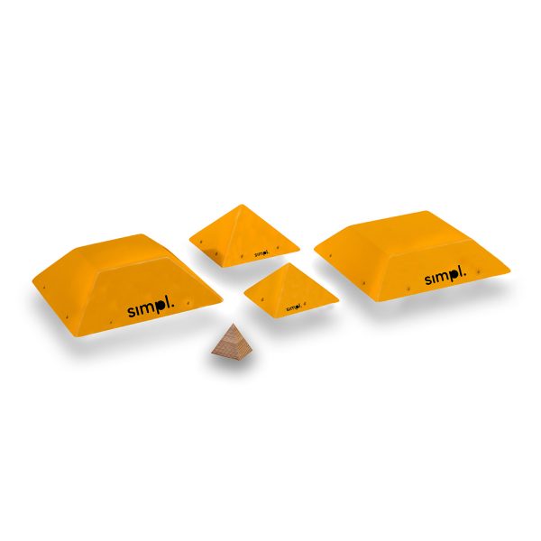 Struktury wspinaczkowe (drewniane), paczki, model Squares 7K Textured