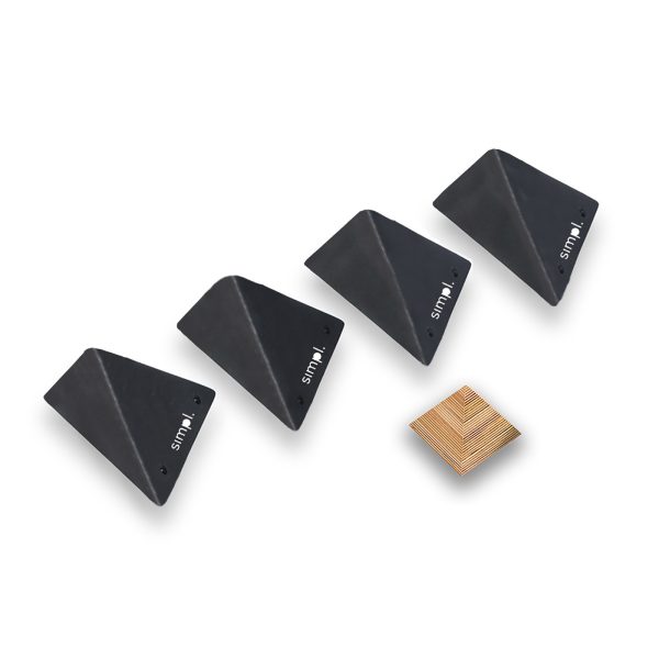 Struktury wspinaczkowe (drewniane), paczki, model Ducks 9A Textured