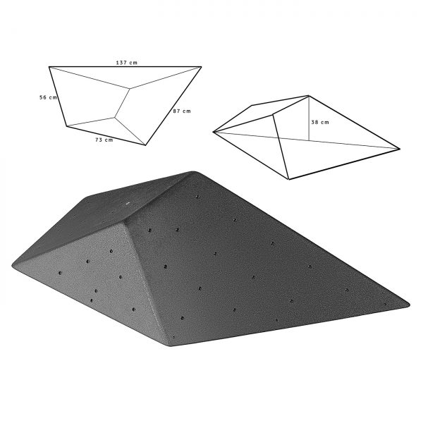 Struktury wspinaczkowe (drewniane), paczki, model Hueco 1 (Kleber 5)